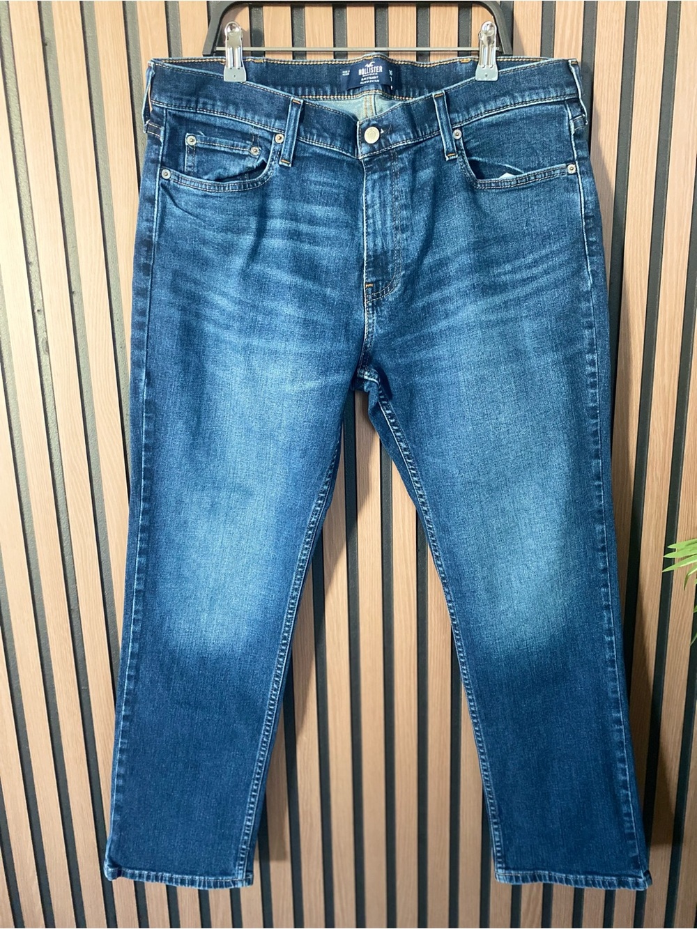 Hollister slim straight epic flex jeans 36x30